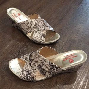 Marc Joseph New York Snake Skin Heels